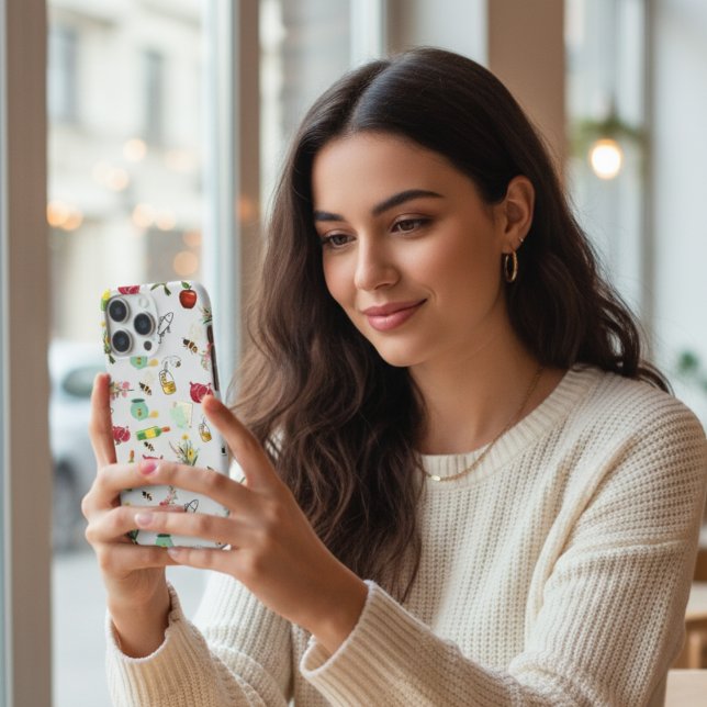 Cute Print Colour iPhone Case with Custom (Creator Uploaded)