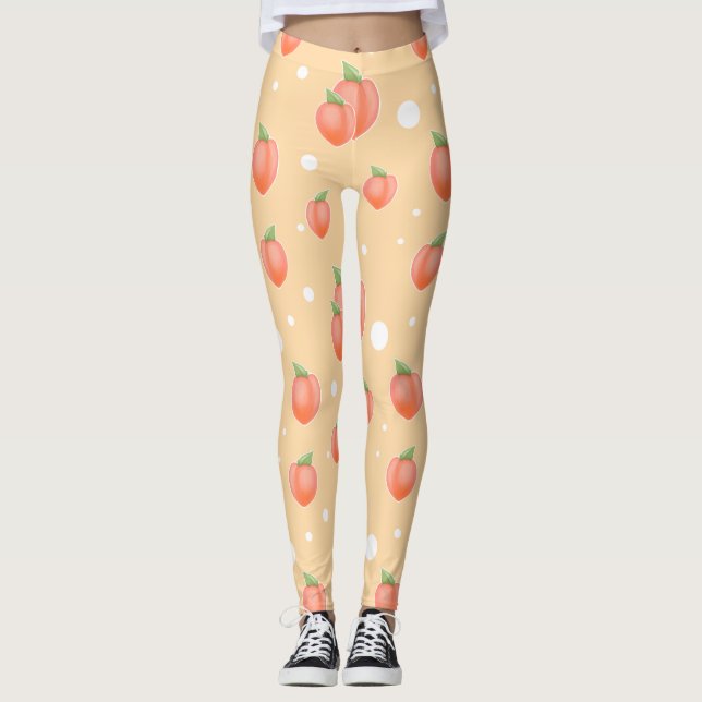 Cute Printed YOGA Leggings (Front)