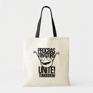 Cute Procrastination, Procrastinate, Motivational Tote Bag