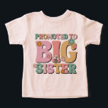 Cute Promoted to Big Sister Vintage Flowers<br><div class="desc">Promoted to big sister</div>