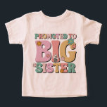 Cute Promoted to Big Sister Vintage Flowers<br><div class="desc">Promoted to big sister</div>