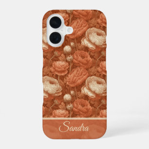 Cute Promotion Gift Ranunculus Flower Name iPhone 16 Case