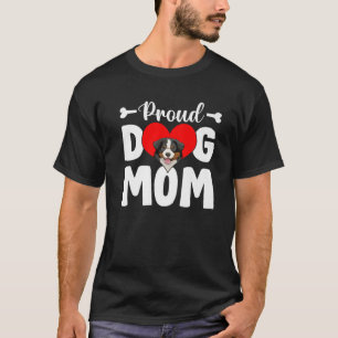 Cute Proud Bernese Mountain Dog Mum Funny Mother's T-Shirt