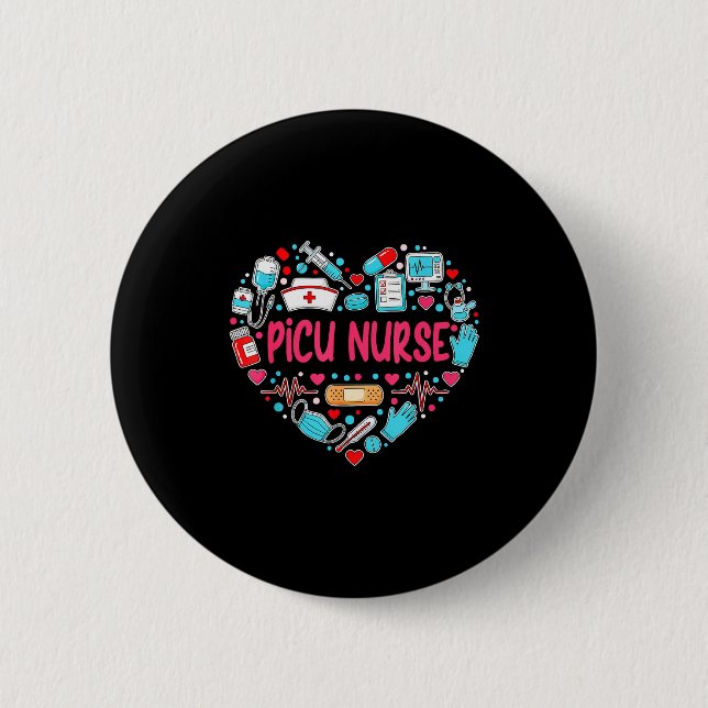Cute Proud Cu Nurse Week Gift Cu Nurse Appreciatio 6 Cm Round Badge (Front)