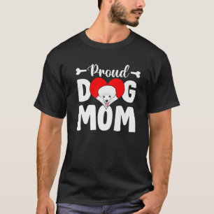 Cute Proud Poodle Dog Mom Funny Mother's Day T-Shirt