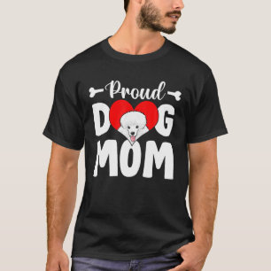 Cute Proud Poodle Dog Mum Funny Mother's Day T-Shirt