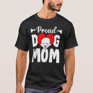 Cute Proud Poodle Dog Mum Mother's Day Raglan 1 T-Shirt