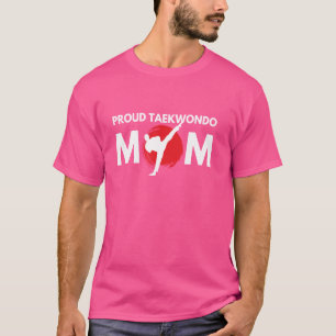 Cute Proud Taekwondo Mum Design for Martial Arts M T-Shirt