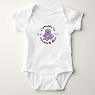 Cute Psalms 139:14 Design Baby Bodysuit