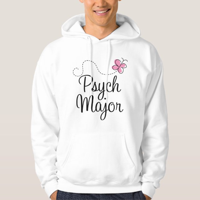 Cute Psych Major Gift Hoodie (Front)