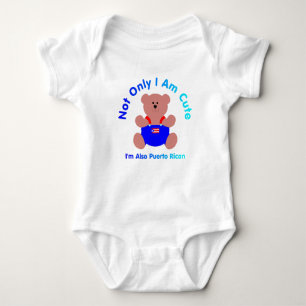 "Cute Puerto Rican" Baby Baby Bodysuit