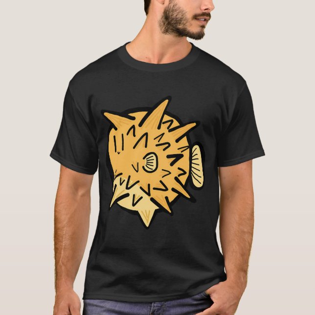 Cute Pufferfish T-Shirt (Front)
