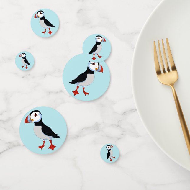 Cute Puffins Design Table Confetti (Group)