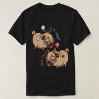 Cute Pug Angel/Devil