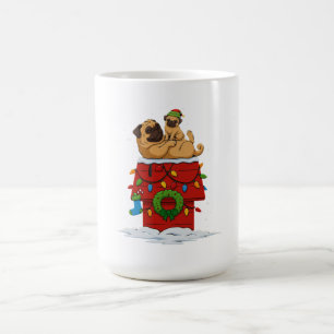 Cute Pug Christmas Gift — Funny Holiday Design Coffee Mug