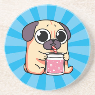 Cute Pug Coaster
