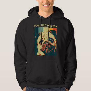 Cute Pug Design For Men Women Pet Dog Puppy Breed Hoodie