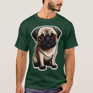 Cute Pug Dog Dogs Pugs 4 T-Shirt