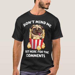 Cute Pug Dog Face â€“ Funny & Adorable Pet Art T-Shirt