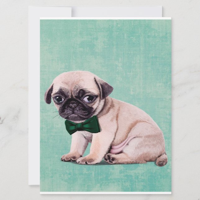 Cute Pug Dog Gift| Cute Dog For Birthday  (Front)