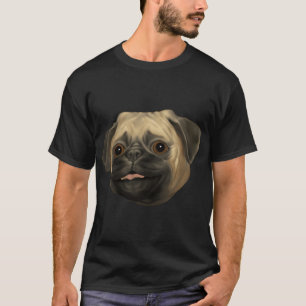 Cute Pug Face, 6: 'Winning Grin' T-Shirt