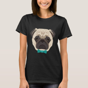 Cute Pug Face Vector 967 T-Shirt