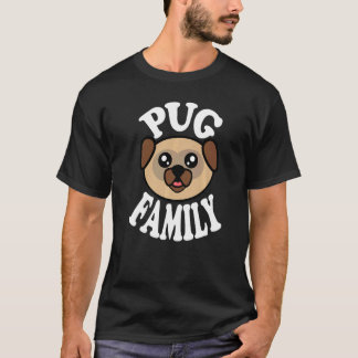 Cute Pug Family T-Shirt