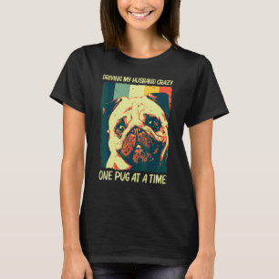 Cute Pug For Women Mum Pet Dog Puppy Breed Pug T-Shirt