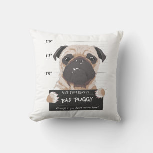 Cute Pug Gift Puppy Dog Lover Mum Fur Mama Cushion