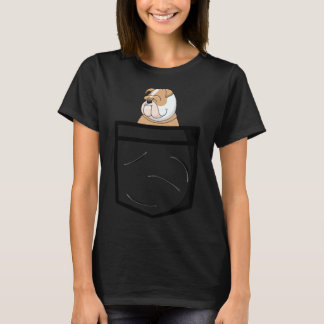 Cute Pug in Pocket Essential 826 T-Shirt
