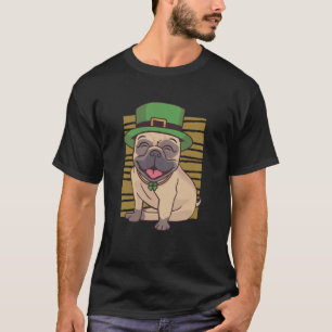Cute Pug Irish St Patricks day T-Shirt