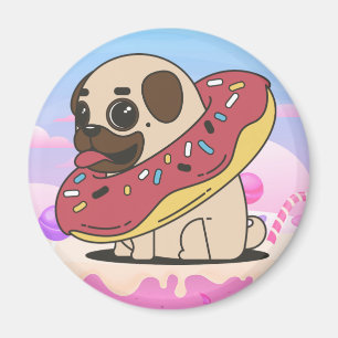 Cute Pug Magnet