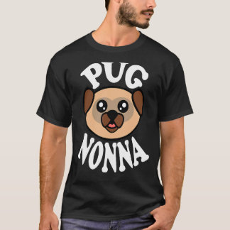 Cute Pug Nonna T-Shirt