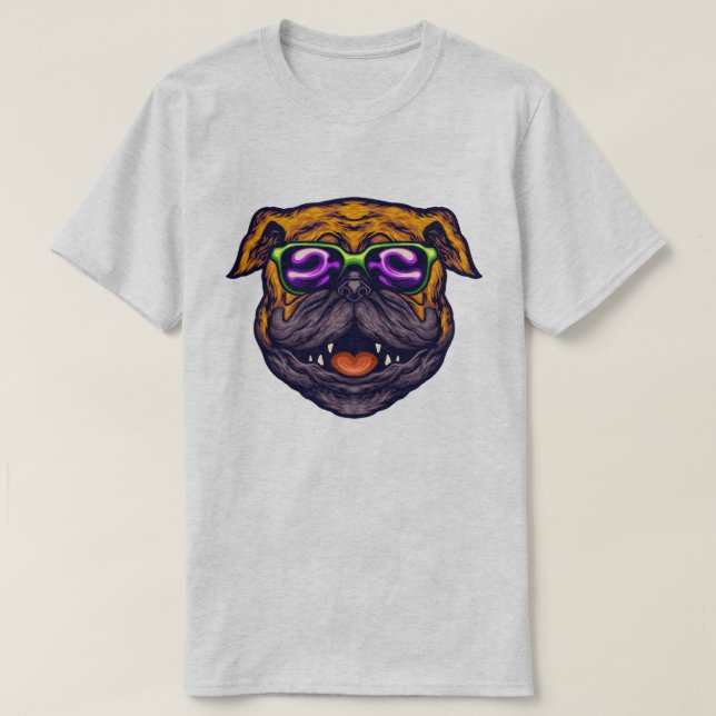 Cute Pug T-Shirt (Design Front)