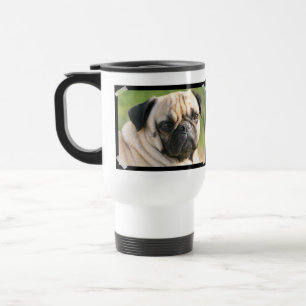 Cute Pug Travel Mug