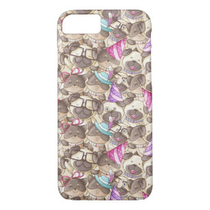 Cute Pugs Case-Mate iPhone Case