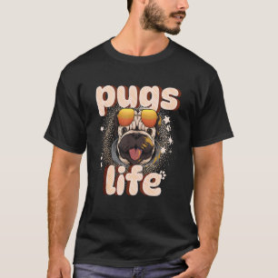 Cute Pugs Life   Pug Dogs T-Shirt