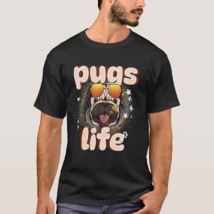 Cute Pugs Life Pug Dogs T-Shirt