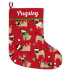 Cute Pugs Red