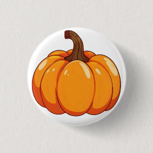 Cute Pumpkin 3 Cm Round Badge
