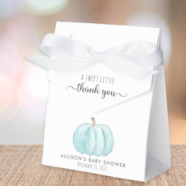 Cute Pumpkin Baby Boy Shower Thank You Favour Box (Creator Uploaded)