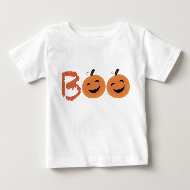 Cute Pumpkin Baby T-shirt 1st Halloween (Front)