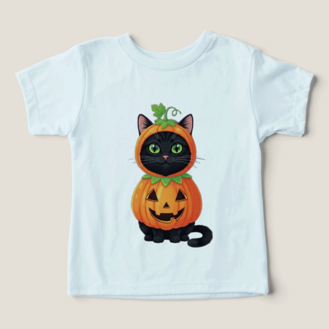 Cute Pumpkin Cat Costume (Design Front)