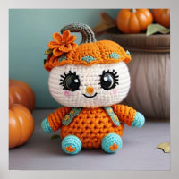 Cute Pumpkin Doll Crochet: Autumn Amigurumi Pastel