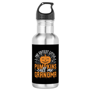 Cute Pumpkin Grandma Halloween Design_1 532 Ml Water Bottle