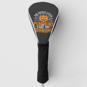 Cute Pumpkin Grandma Halloween Design_1 Golf Head Cover