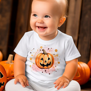 Cute Pumpkin Halloween Baby T-Shirt