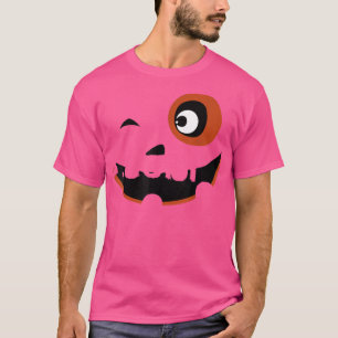 Cute pumpkin happy halloween day spooky season fun T-Shirt
