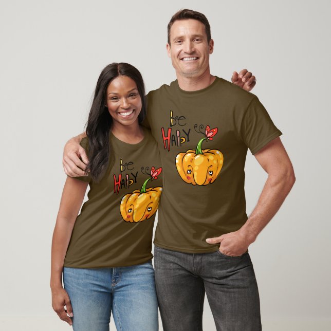 Cute Pumpkin "Hi" T-Shirt (Unisex)