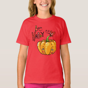 Cute Pumpkin "Hi" T-Shirt